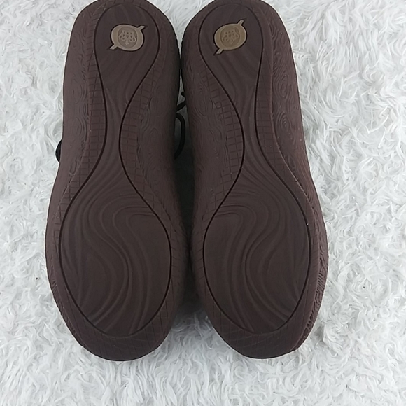 BORN Handcrafted Brown Metallic Leather Lace Up Round Toe Low Top Sneaker Shoe - Picture 7 of 15